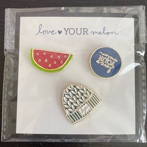 Love Your Melon Pins.